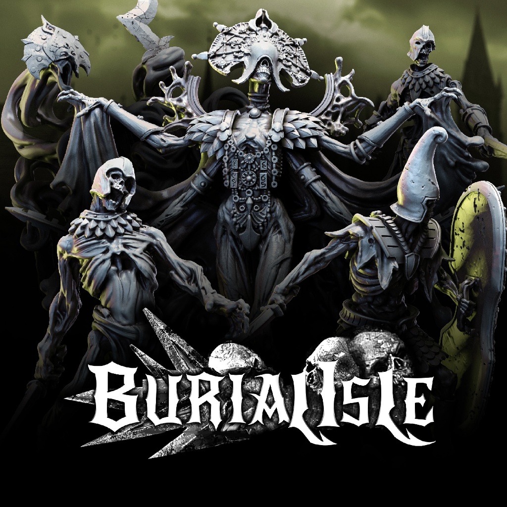Burial Isle II : Collection - proxy miniature สำหรับ Trench Crusade [ผลิตภายใน 1-3 วัน]