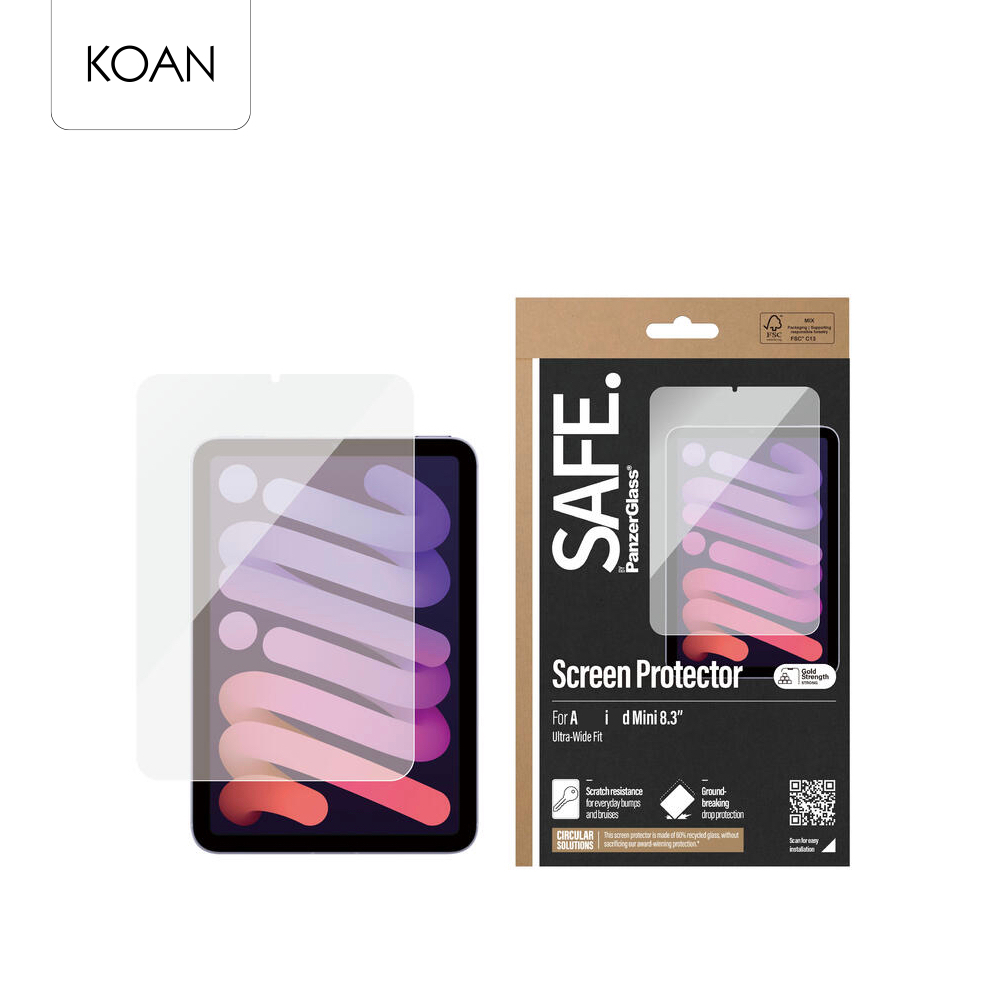 ฟิล์มกระจก SAFE Glass for iP@d mini G6/G7