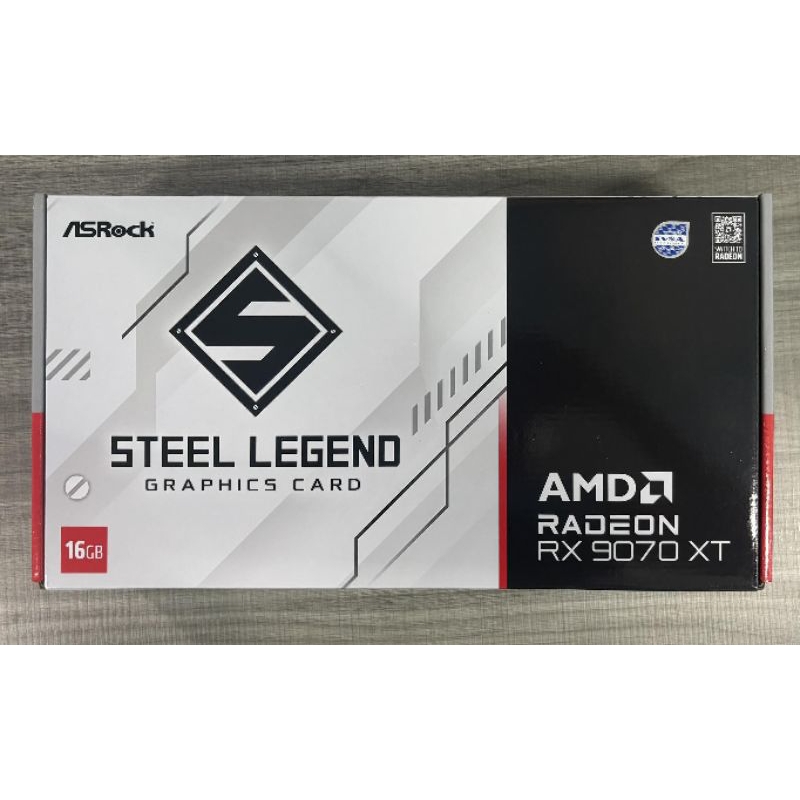 rx 9070 xt asrock steel legend