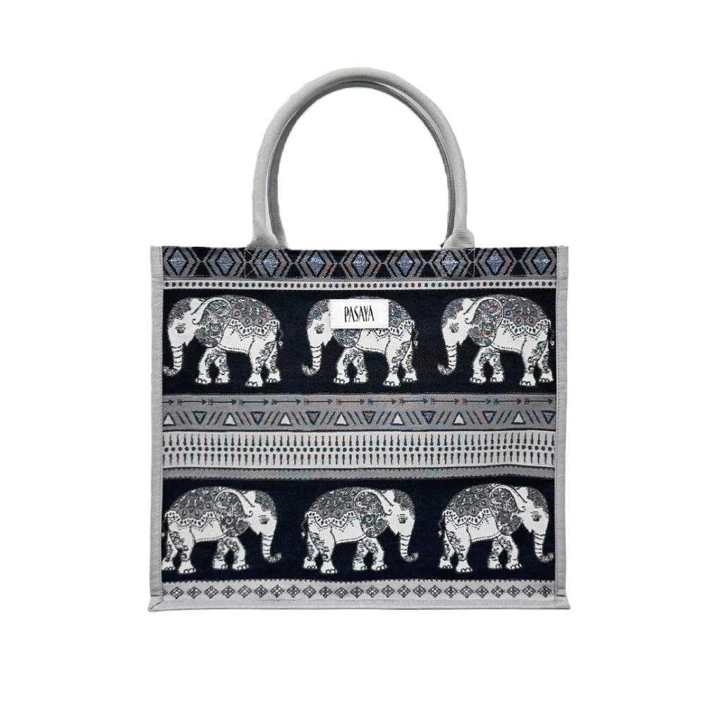 PASAYA Woven Art Bag x SYMBOLIC OF THAILAND - AIYARA Size M (33x31x15 cm.)