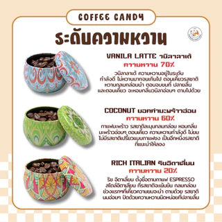 [ซื้อ1 แถมแก้ว] ลูกอมกาแฟ เข้นข้น Coffee Candy (1กระปุก/150เม็ด) ลูกอมกาแฟกระปุกสวย คาปูชิโน่ โกโก้ เอสเพรสโซ่