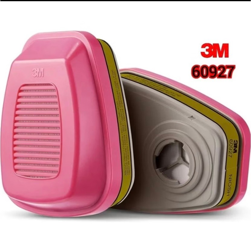 3M​ 60927​ ตลับกรอง​ Mercury Vapor/Organic Vapor/Acid Gas Cartridge/Filter 60927 (ราคาต่อ 1คู่/แพ็ค)