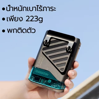 พัดลมคาดเอว 4000mAh ปรับได้ 5 ระดับ พัดลมตั้งแคมป์ พัดลมเหน็บเอว พัดลมพกพา ชาร์จType-C