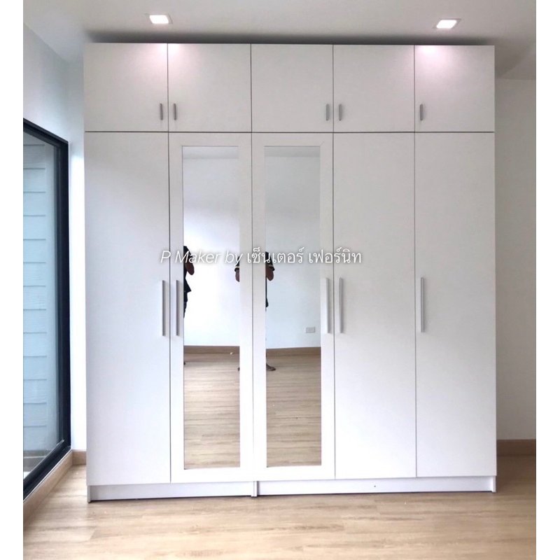 ตู้ต่อบนตู้เสื้อผ้า 90cm ตู้เสริม ตู้ต่อบน ตู้เสื้อผ้า