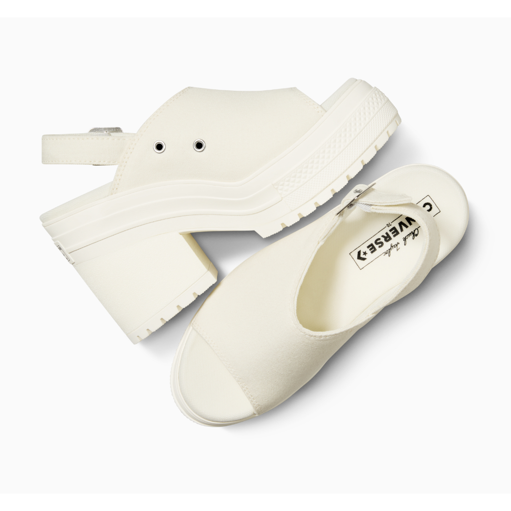 CONVERSE รองเท้า CHUCK 70 DE LUXE HEEL MULE FOUNDATION SLIP CREAM ผู้หญิง A13796CF_S5CMXX