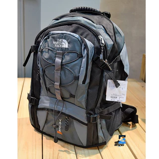 กระเป๋าเป้ กระเป๋า"TNF"สะพายหลังใส่สัมภาระ สีเทาคาดดำขนาด 55L สินค้ามีพร้อมส่ง