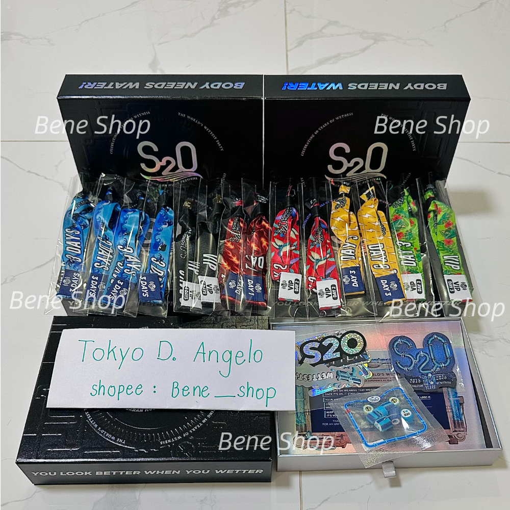✅ พร้อมส่ง กล่องสงกรานต์ S2O Songkran Music Festival 2025 / Siam songkran บัตรคอนเสิร์ต สยามสงกรานต์