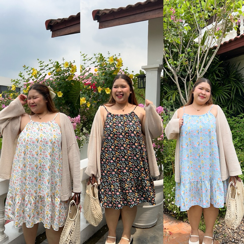 Summer dress เดรสสายเดี่ยวระบาย | Preeyaaa