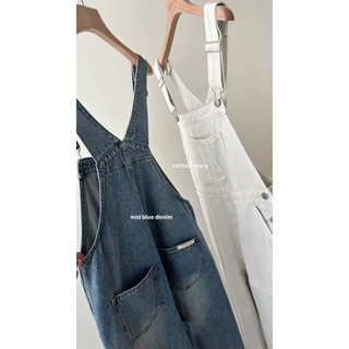FADTHINGS : mackerel overalls 🐟 3 colors (ชุดเอี๊ยม)