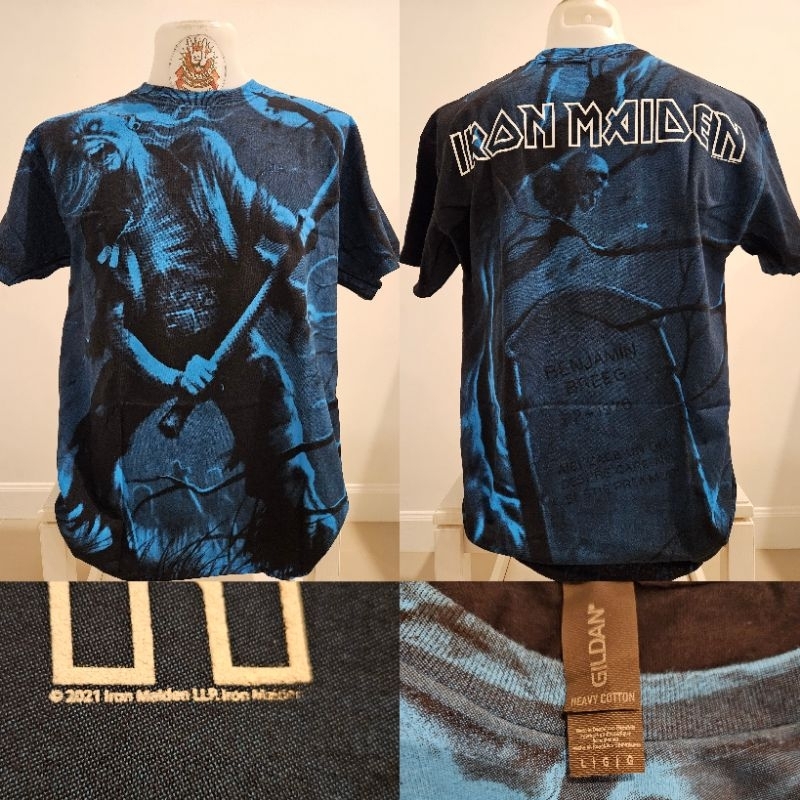 🌍เสื้อวง เสื้อวงร็อค IRON MAIDEN OVP เสื้อวงงานลิขสิทธิ์แท้ นำเข้า 100% ป้ายGILDAN UK สินค้ามือ1🚩