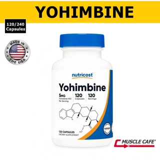 Nutricost Yohimbine HCL 5 mg (30/120/240 Capsules)
