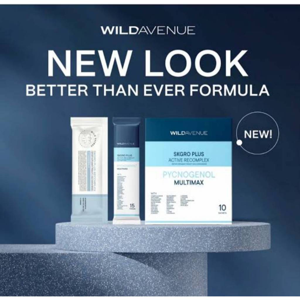 WILD AVENUE : SKGRO PLUS RECOMPLEX (10ซอง) รวมวิตามิน แร่ธาตุ และกรดอะมิโนจำเป็น รวม 35 ชนิด ดูแลเรื
