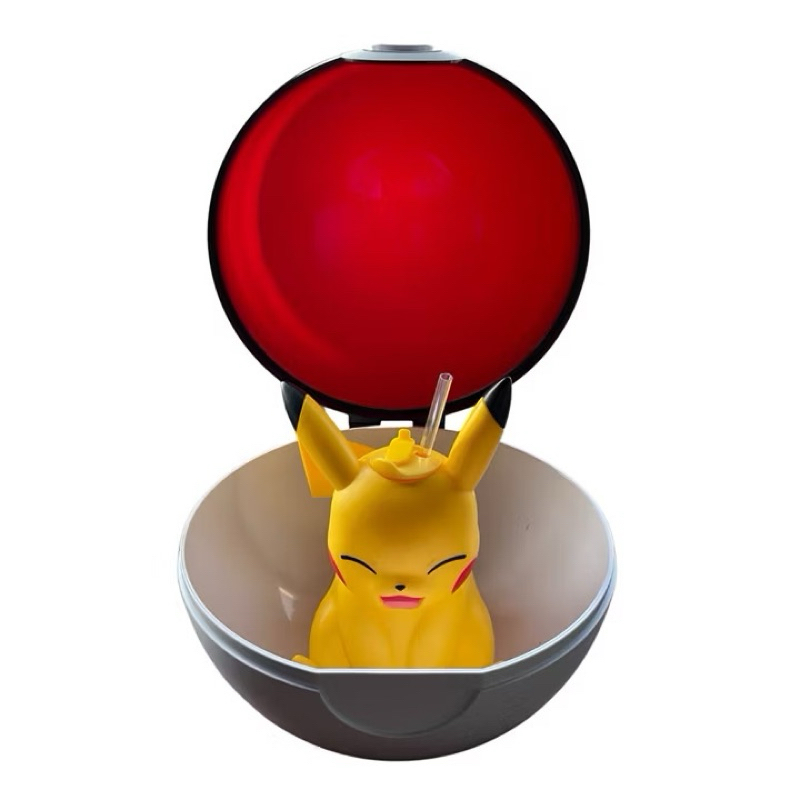 (ทักลด50%)Pokeball with Pikachu Bottle Cup แก้วโปเกม่อน แก้วปิกาจู จาก major pokemon bucket