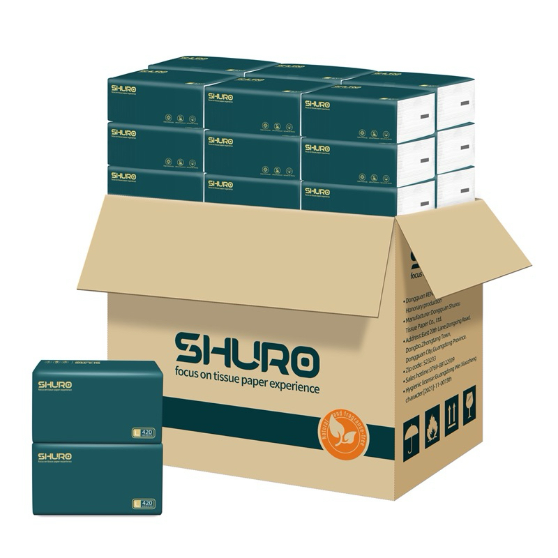 ดาษทิชชู่ ยกลัง sizeกระดาษ 175*157 mm 420 แผ่นต่อห่อ 1แพ็ค มี 10 ห่อ ราคา แพ็คละ 100 บาท