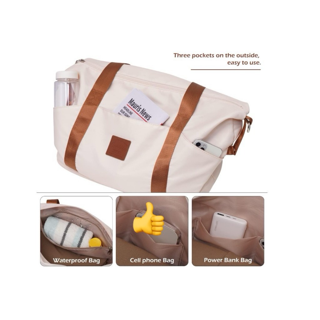 กระเป๋าเดินทางแบบถือ ขนาดใหญ่ มีช่องแยกส่วนแห้งและเปียก travel bag   L32