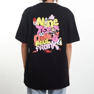 2025 PAUL FRANK เสื้อยืด NINE TEEN COLOURFUL Unisex ผ้า Cotton 100% เนื้อผ้าดี ใส่สบาย มี 2 สีให้เลือก Off white, Black