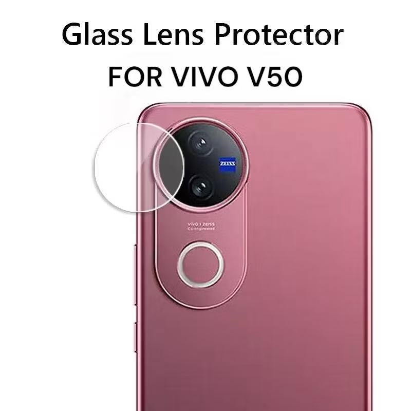 ฟิล์มกระจกกันรอย เลนส์กล้อง  ป้องกันรอยขีดข่วน ฝุ่นละออง สำหรับ VIVO V50