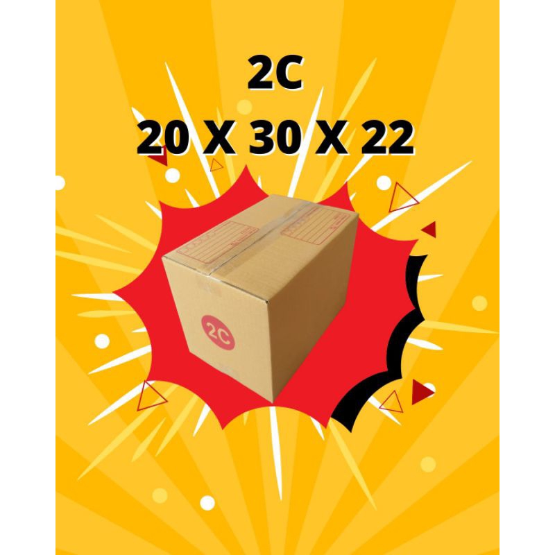 กล่องพร้อมส่ง 🇹🇭📦 10 ใบ เบอร์ 2C กล่องไปรษณีย์ กล่องพัสดุ