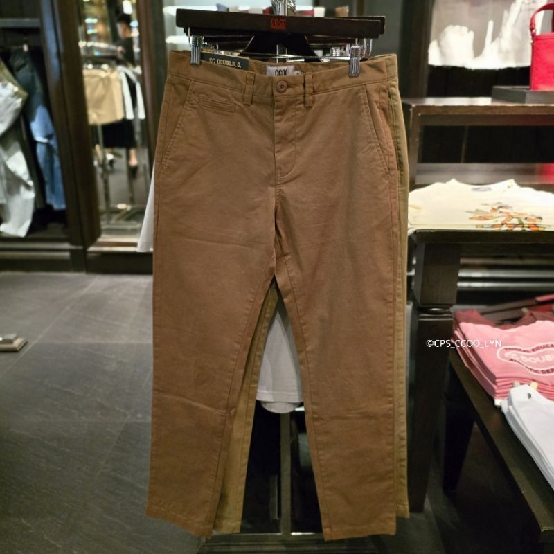 🛍 กางเกงชิโน่ขายาว CC DOUBLE O CCOO ผู้ชาย คอลใหม่ล่าสุด ของแท้💯% จัดส่งพร้อมถุงShop