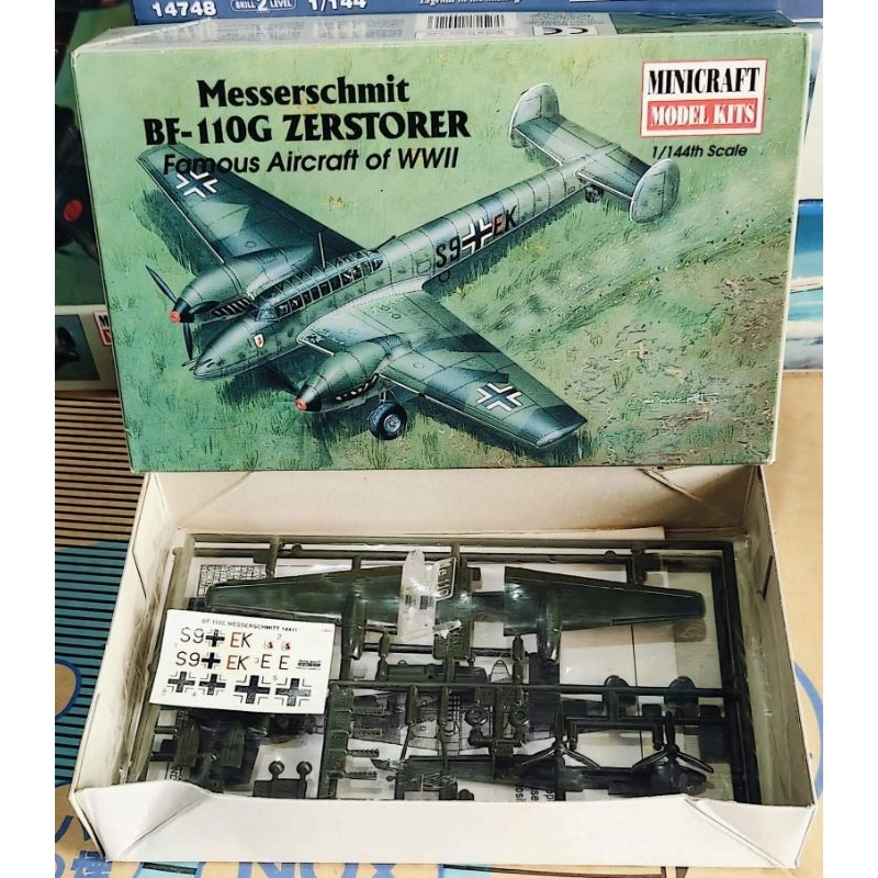 Minicraft Model Kits scale 1/144 Bf-110G Zorstorer