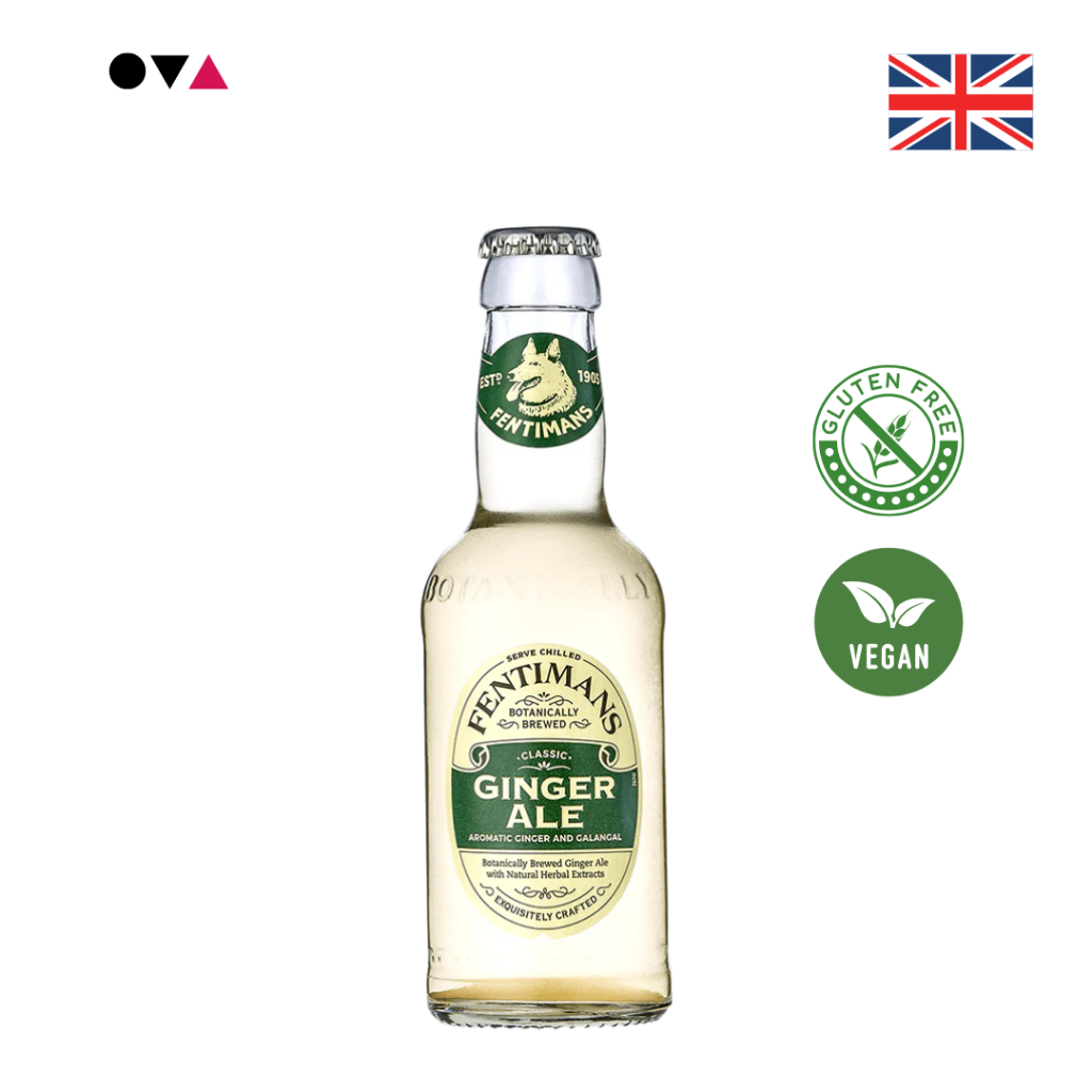Fentimans Ginger Ale 200ml Soft Drink เครื่องดื่ม รสชาติขิง สำหรับผสมในค็อกเทล