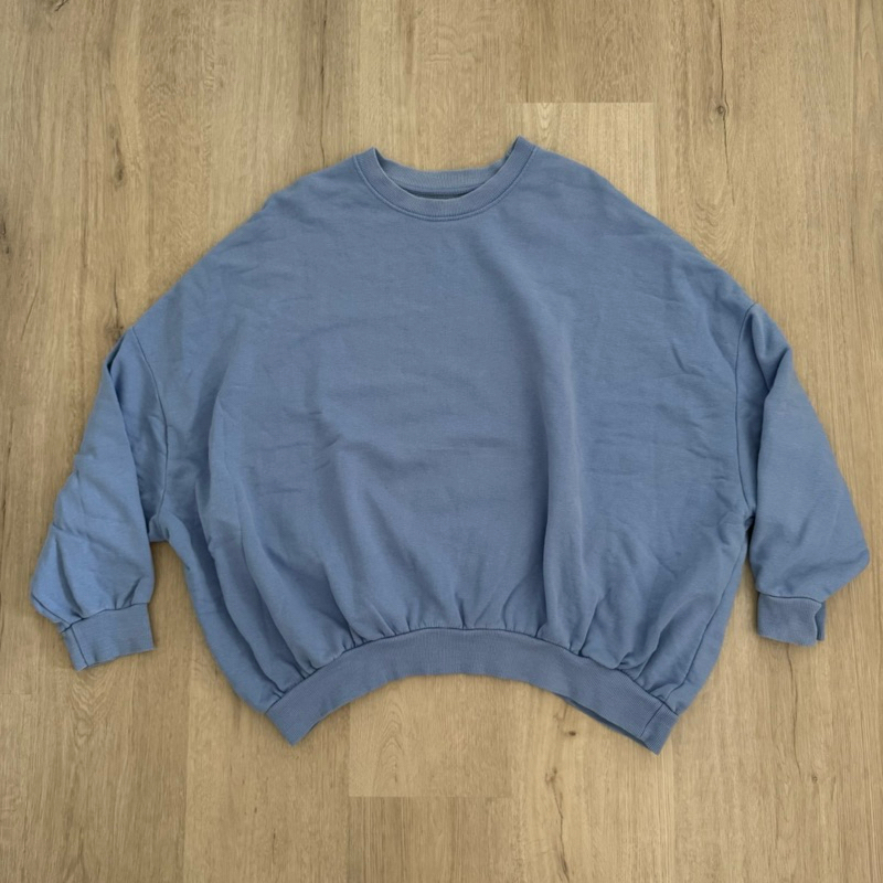 Zara Blue Cropped Sweater Size M