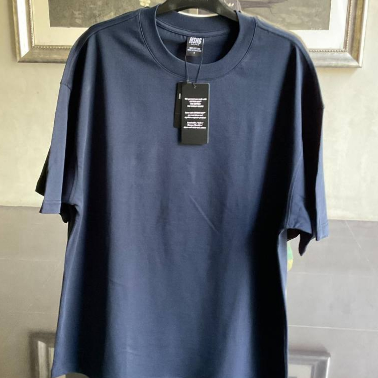 MSNG พรีเมี่ยม เสื้อยืด Oversized (สีกรม) High Quality (ผู้ผลิต ขายเอง)หนา240g Cotton USA (หลากสี)