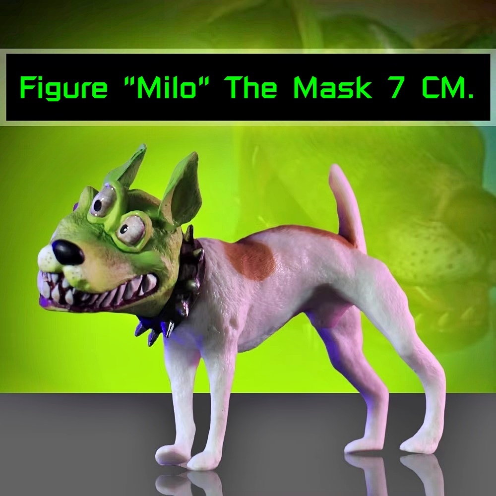(มีของพร้อมส่ง) Figure "Milo" Dog The Mask 7 CM. ฟิกเกอร์หมาไมโลจากภาพยนตร์เดอะแมส โมเดลหมา