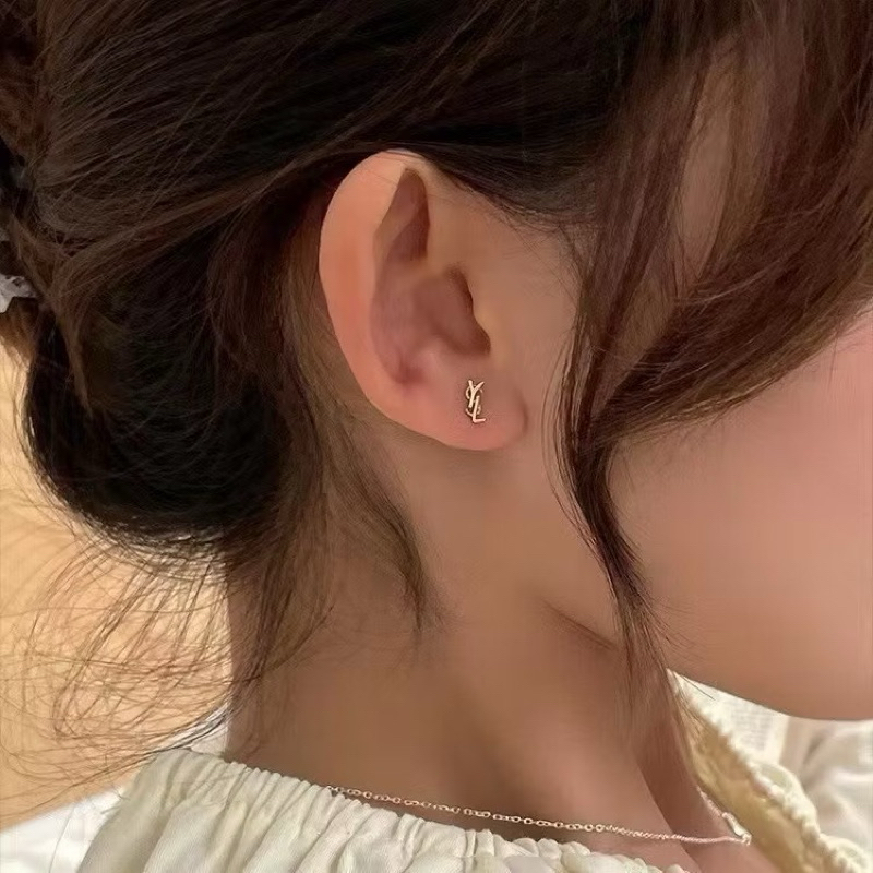 ต่างหูแฟชั่น ตัวอักษร Y เครื่องประดับผู้หญิง