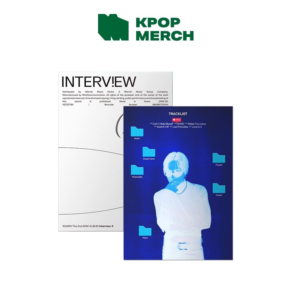 XIUMIN - 2nd Mini Album [ Interview X ]_Interviewbook ver