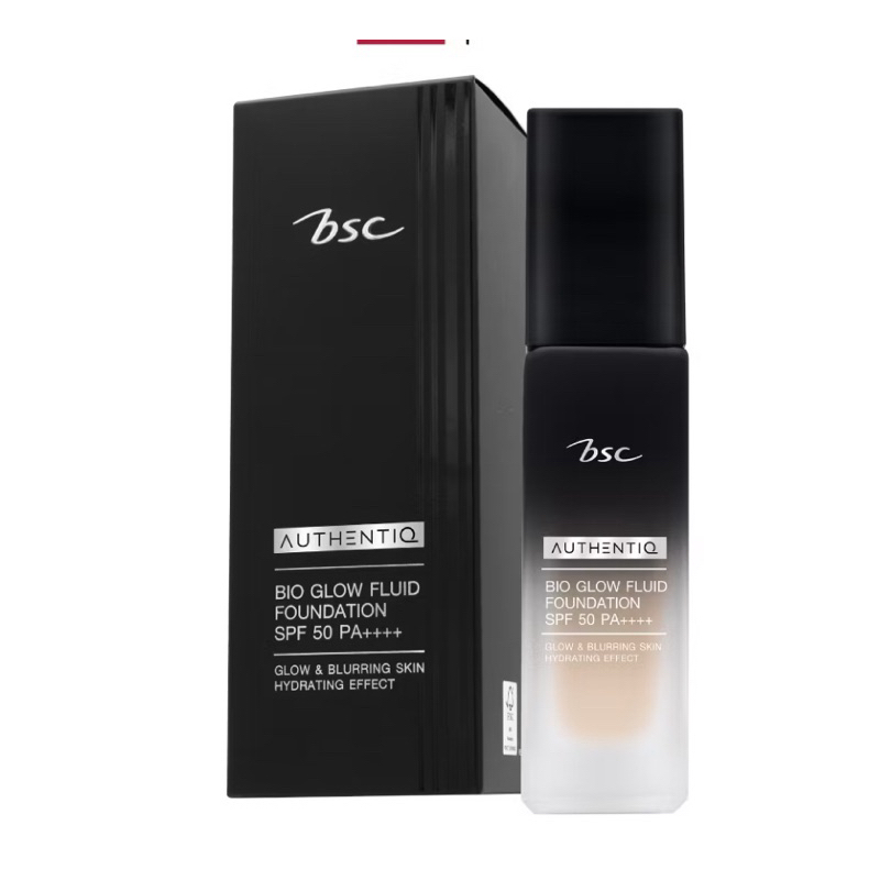 รองพื้นเนื้อโกลว์Bsc AUTHENTIQ BIO GLOW FLUID FOUNDATION SPF 50 PA++++