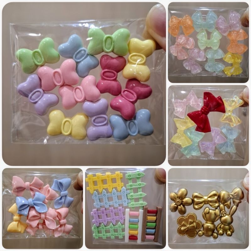 พร้อมส่ง! รวมเรซิ่นการ์ตูนประดับ DIY น่ารักๆ หลากหลายแบบ รหัส D | หมวดตกแต่ง & ดอกไม้