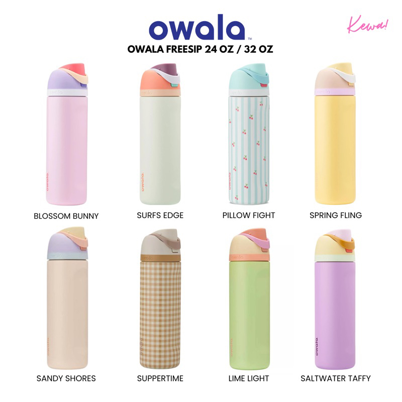(พร้อมส่ง) ขวดน้ำเก็บความเย็น Owala Freesip water bottle 24oz 32oz
