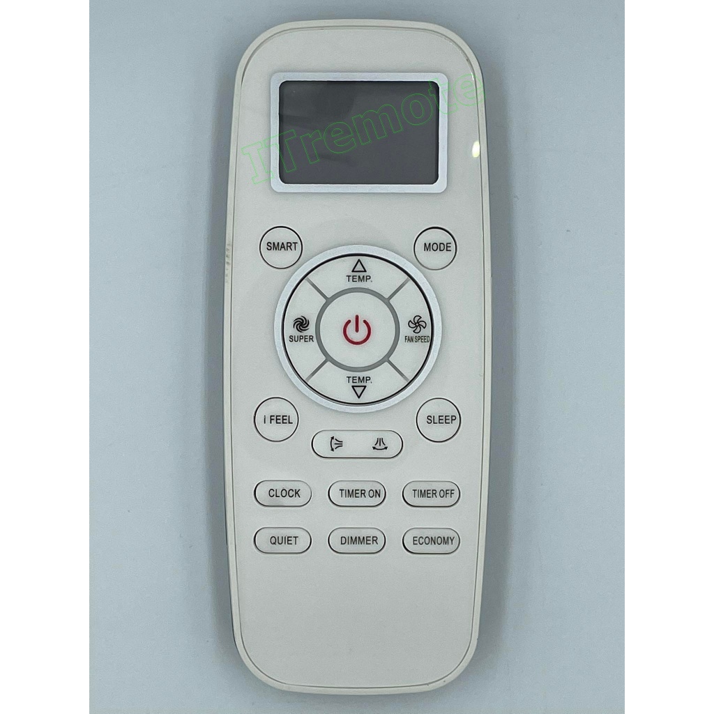 รีโมทใช้กับแอร์  Central Air  Hisense York   รุ่น DG11
