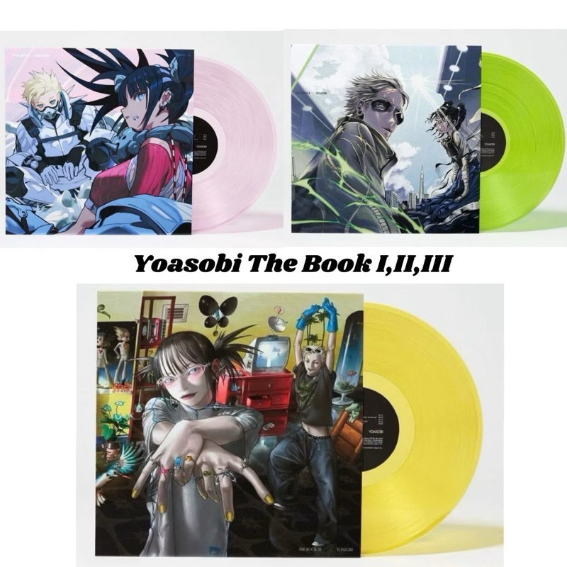 (พรีออเดอร์) แผ่นเสียง Yoasobi The Book I,II,II ,Vinyl, 12", EP, Limited, Alternate Artwork,มือหนึ่ง