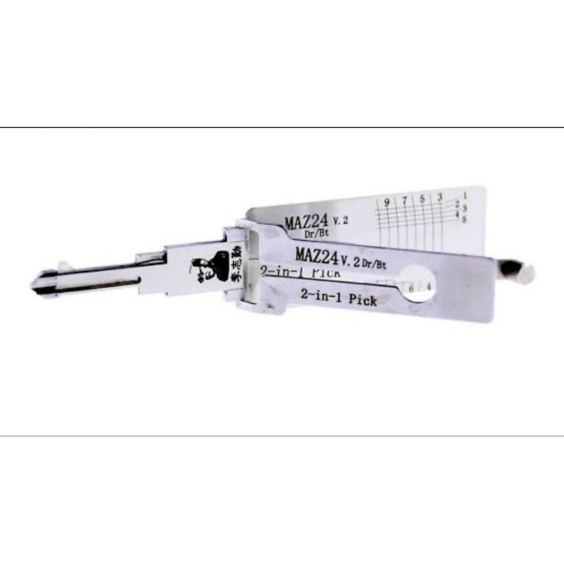 MAZ24 2in1 (V.2) อุปกรณ์ทำกุญแจ ของแท้ LISHI [เครื่องมือช่างทำกุญแจ]