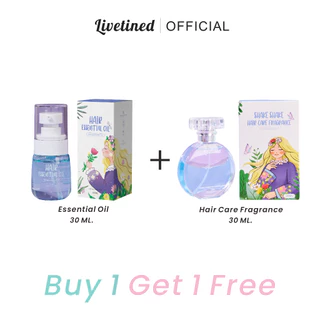 Livetined Hairona เอสเซนส์ออยล์บำรุงผม 30ml + น้ำหอมบำรุงผม 30ml