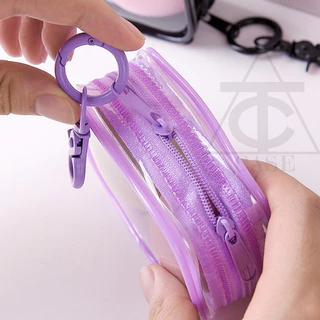กล่องเก็บสายเคเบิลข้อมูล INS Clear พร้อมฝาครอบป้องกันสายเคเบิลแบบพกพา กระเป๋าเก็บของอเนกประสงค์สำหรับการเดินทาง