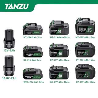 TANZU 12V/16.8V/21Vแบตเตอรี่,Iประแจไร้สาย​ สว่านไฟฟ้า หินเจียร์ไร้สาย แบตเตอรี่ 2C/3C/5c/10C
