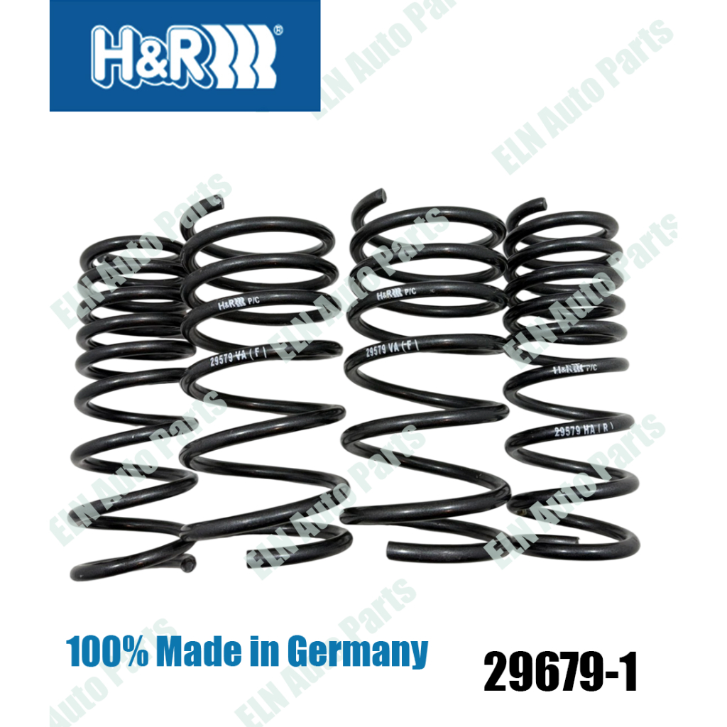 H&R สปริงโหลด (lowering spring) BMW 5series E34 M5 เก๋ง+แวน (Limousine+Touring) เตี้ยลง หน้า 35 mm.,