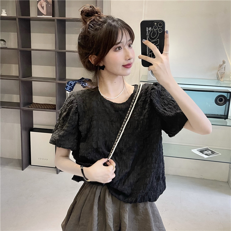 XWbrand  NEW เสื้อผ้าแฟชั่น เสื้อยืดผู้หญิงคอกลมแขน ให้เลือกน่ารักมากแม่ ผ้าดีใส่สบายใส่อยู่บ้าน ราคา ถูกที่สุด ดีลบีเคเค แกลเลอรีภาพที่ 5