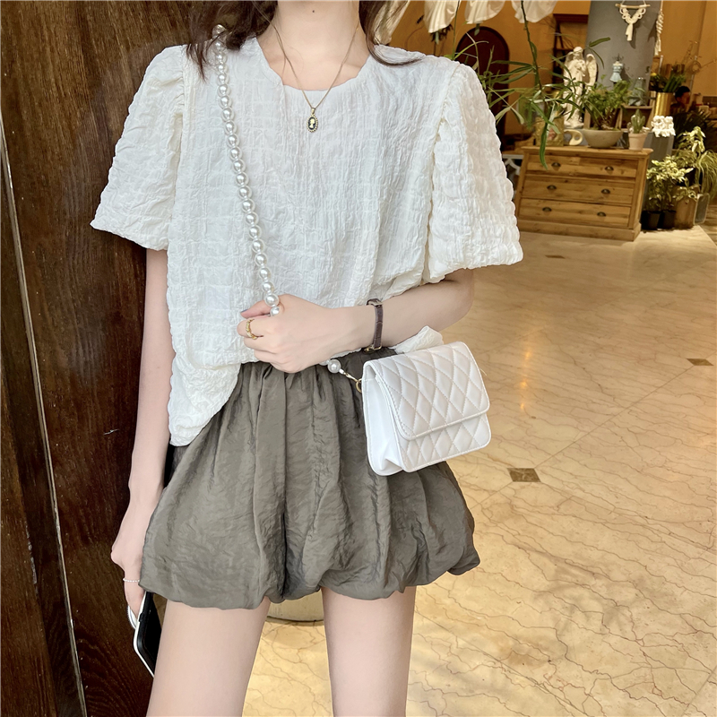 XWbrand  NEW เสื้อผ้าแฟชั่น เสื้อยืดผู้หญิงคอกลมแขน ให้เลือกน่ารักมากแม่ ผ้าดีใส่สบายใส่อยู่บ้าน ราคา ถูกที่สุด ดีลบีเคเค แกลเลอรีภาพที่ 8