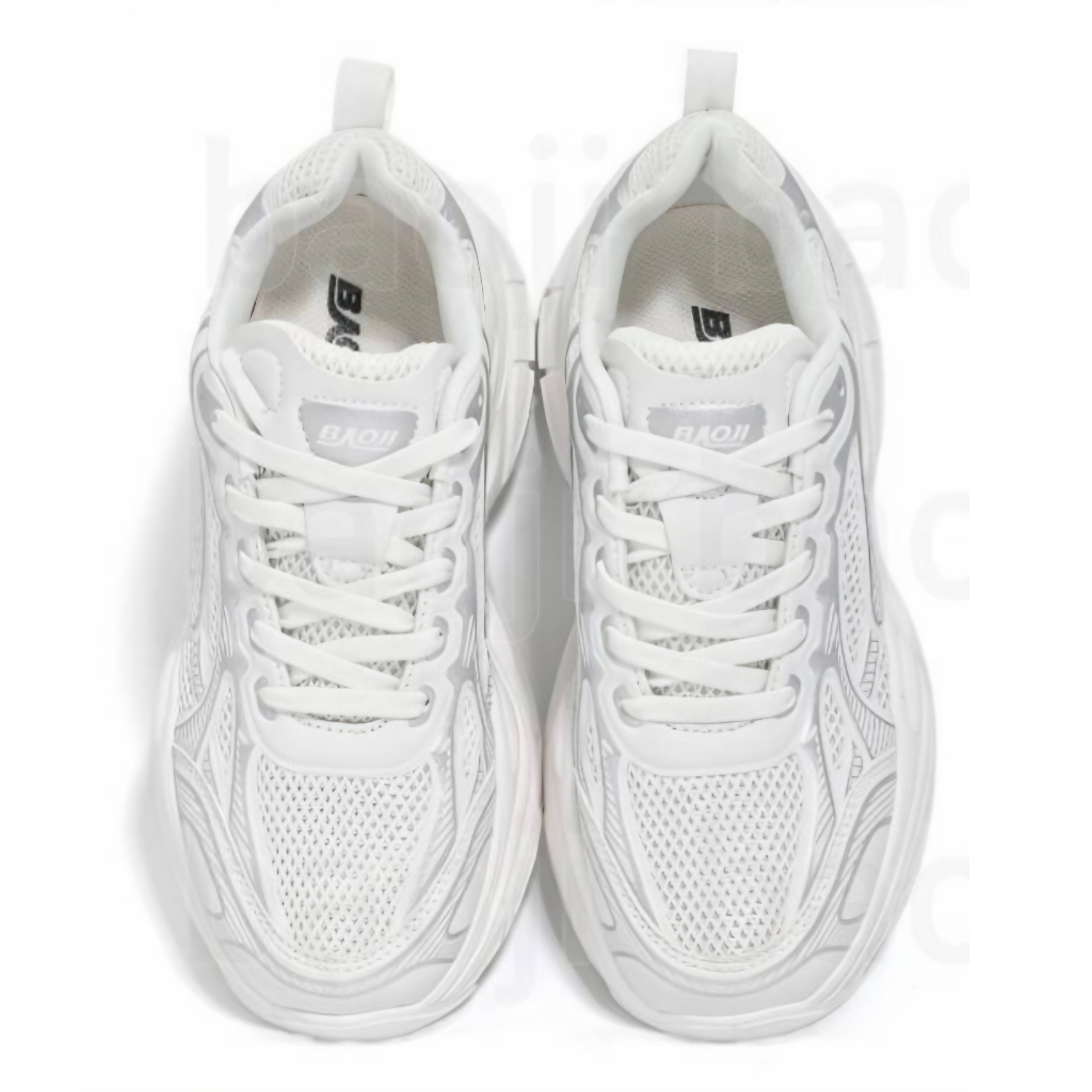 🔥 New !! 🔥 Baoji รองเท้าผ้าใบ รุ่น BJW1139 (สีขาว/เงิน, ชมพู, ดำ)