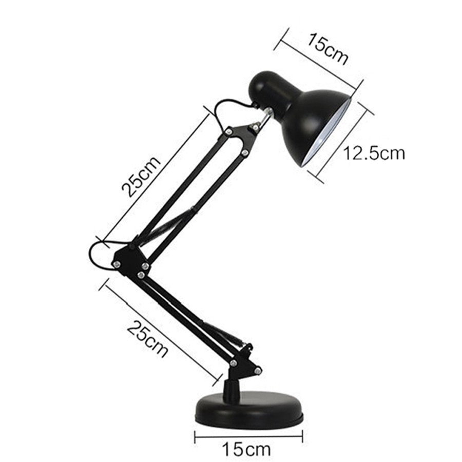 โคมไฟหนีบโต๊ะ ตั้งโต๊ะ หัวเตียง ขั้วหลอด E27 ใช้ อ่านหนังสือ  Table Reading lamp  Desk Lamp รูปที่ 7