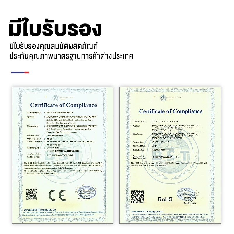 ไฟฉุกเฉิน ไฟชาร์จ ไฟ 220V ไฟทางออกด้านความปลอดภัยจากอัคคีภัย ไฟสำรอง ไฟสำรอง 5730 LED เวลาฉุกเฉินนานพิเศษ ไฟชาร์จ - รูปที่ 2