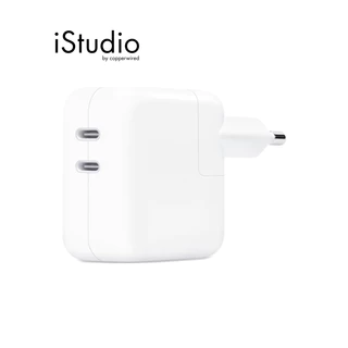 Apple อะแดปเตอร์แปลงไฟ USB-C แบบพอร์ตคู่ขนาด 35 วัตต์ | iStudio by copperwired