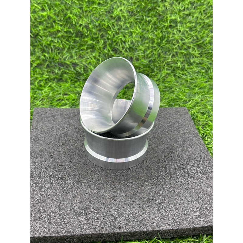 ปากแตรตัวสั้นCRF450ปากแตรแต่งสีเงินปากสวม61มิลสำหรับใส่เรือนลิ้นเร่งCRF450ราคาต่อ1ชิ้น - รูปที่ 4