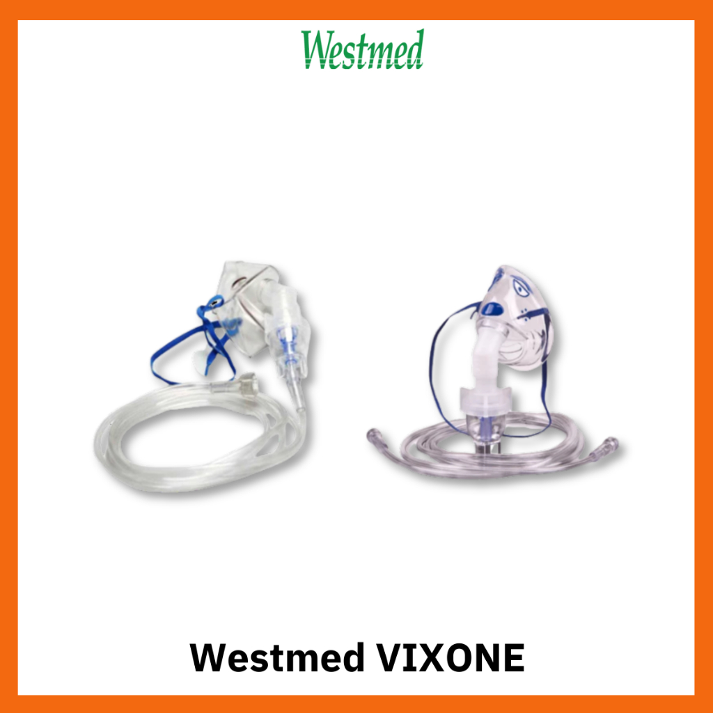 Westmed VIXONE Nebulizer Mask ชุดพ่นละอองยา สำหรับการพ่นละอองยาในผู้ป่วยโรคระบบ ทางเดินหายใจ ปลายสาย หัวธรรมดา/หัวเกลียว
