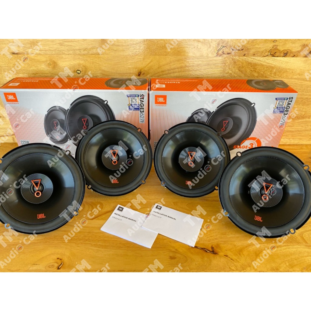 ลำโพงแกนร่วม 2ทาง ขนาด 6.5" JBL Stage3 627F  225WATTS จำนวน 2คู่