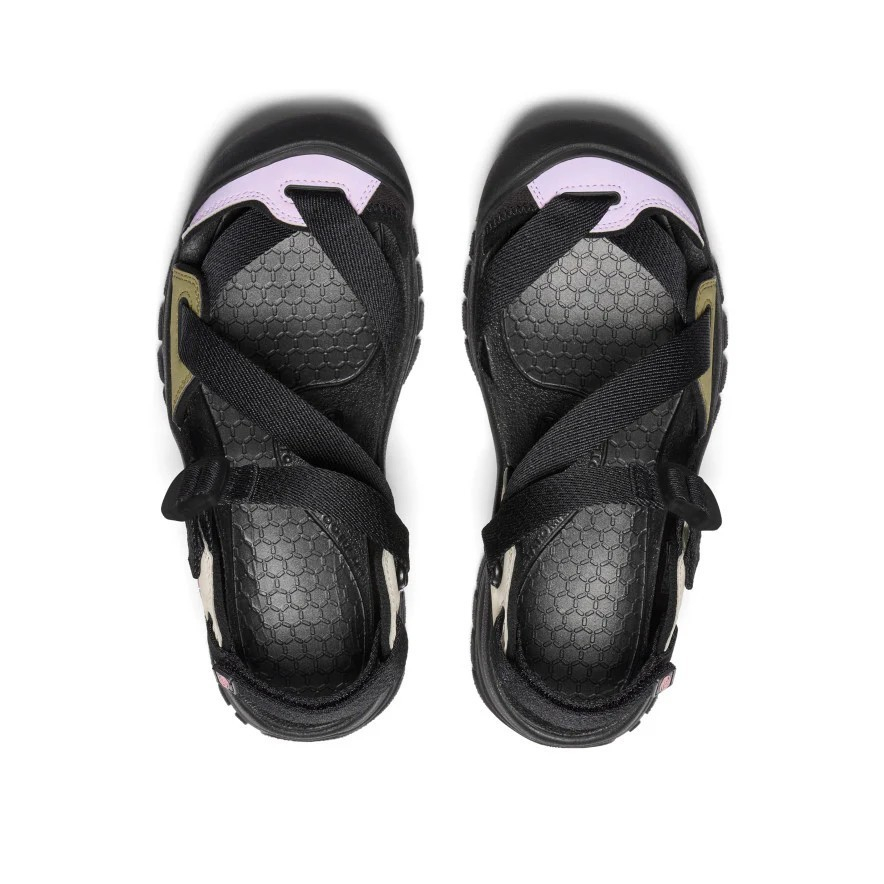 Keen รองเท้าผู้หญิง รุ่น Women's Zerraport II Sandal x More Trees -Silver Lining/Black